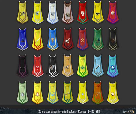 Couple months ago runescape made new servers where everyone was reset to level 3. . Inverted skill capes rs3